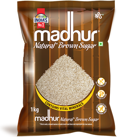 MADHUR NATURAL BROWN SUGAR 1kg