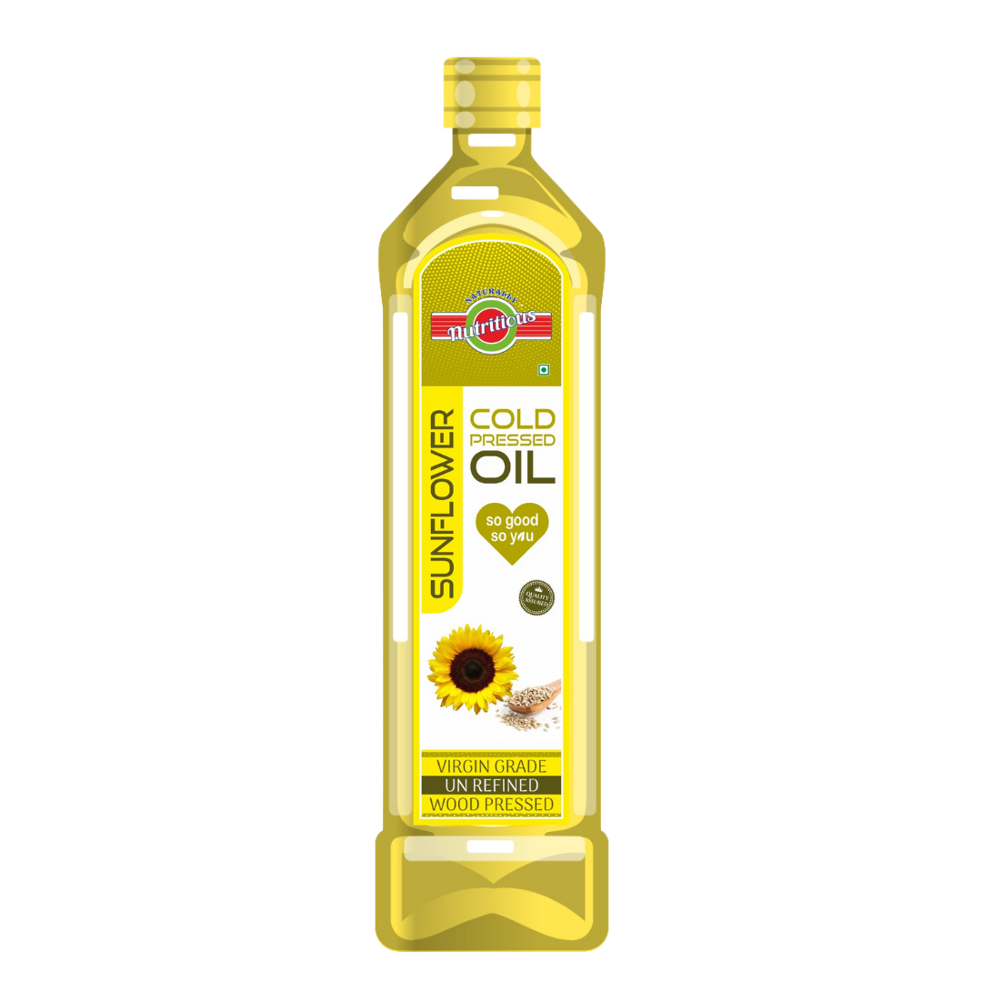 SUNFLOWER OIL COLD PRESSED SUNFLOWER OIL 1L - Image 1